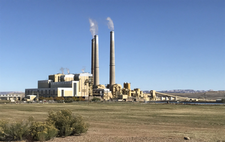 The coal-fired Navajo Generating Station in northeast Arizona provides almost 1,000 jobs between the plant and the mine that supplies it, but the plant's operators have said they plan to shut it down after 2019. (Photo by Amber Brown/Courtesy SRP)